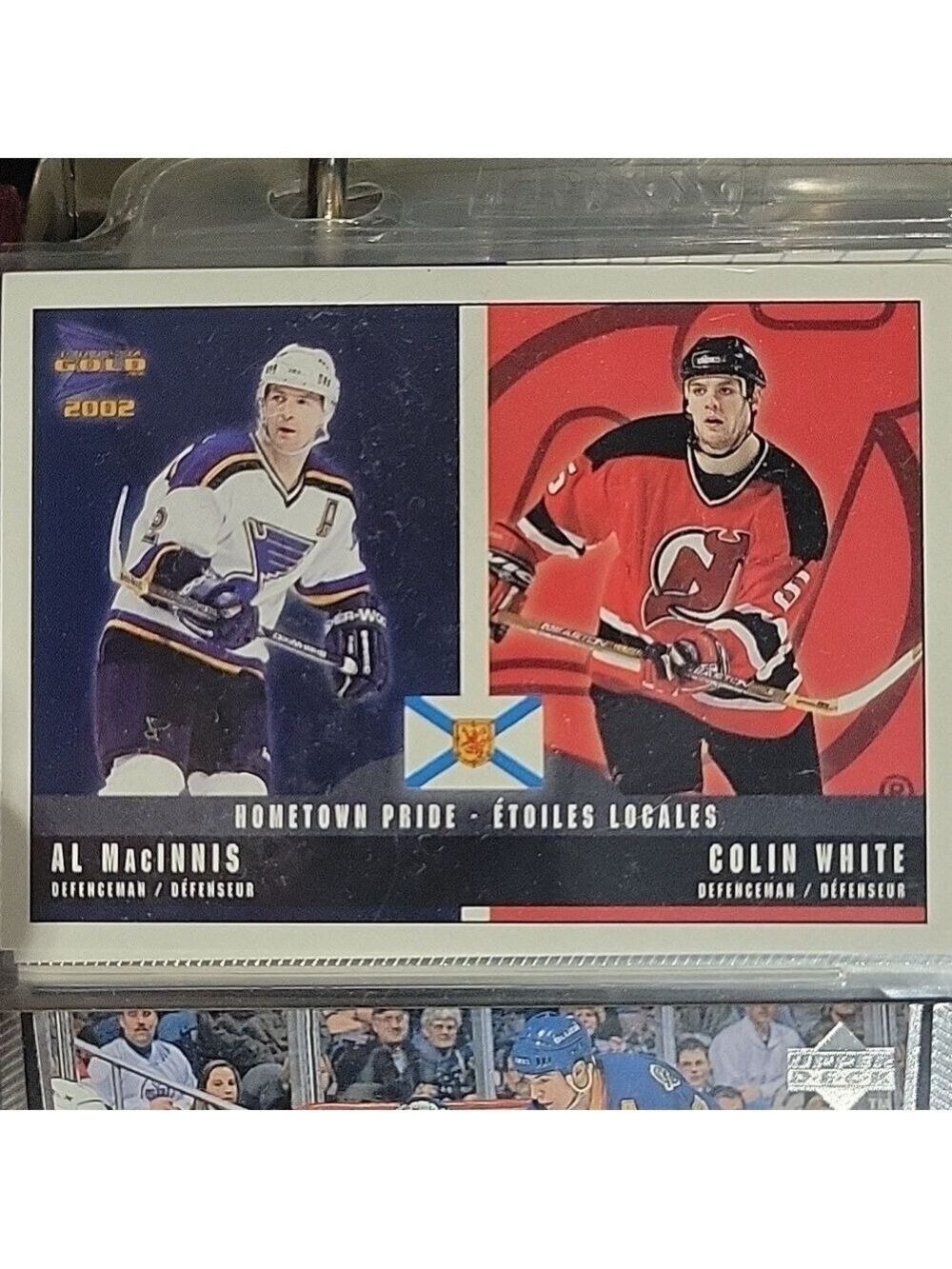 Al MacInnis Colin White Hockey Card